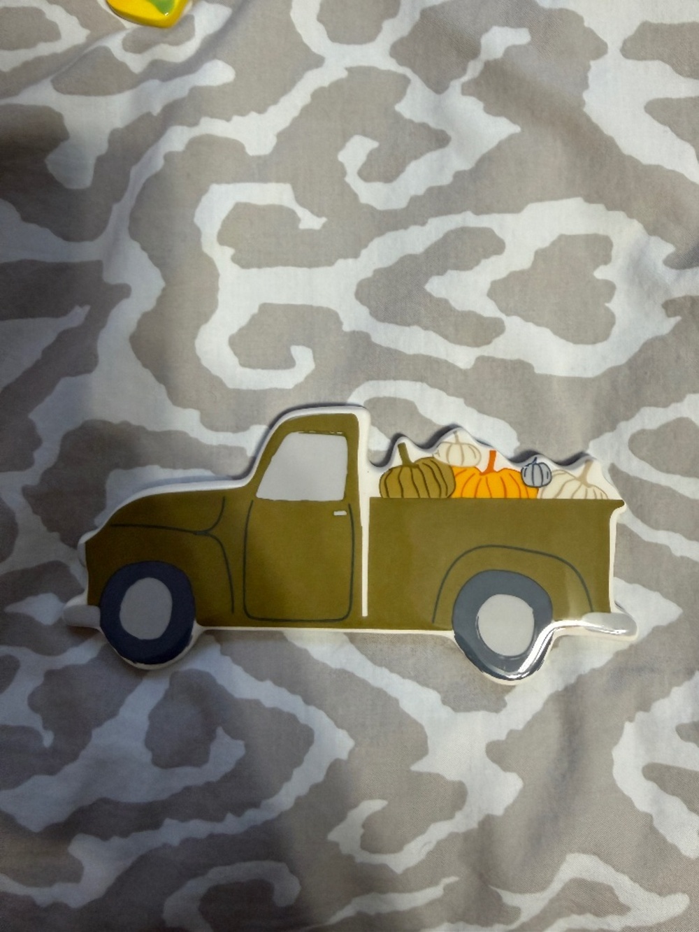 Happy Everything mini attachment - pumpkin truck